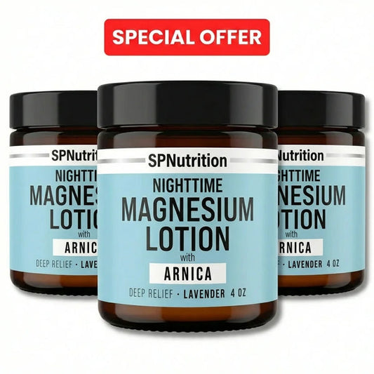 x3 Magnesium Lotion with Arnica (For Feet Before Bed)